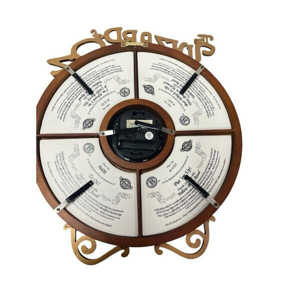 Vintage Bradford Exchange Wizard of Oz Wall Hanging Clock Working Condition - Picture 8 of 15